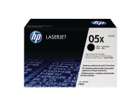 Lasertoner hp 05x ce505xd, pakke a 2 x 6.500 sider, sort