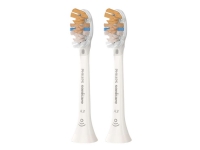 Philips Sonicare A3 Premium All-inOne HX9092 - Utskiftningsbørstehode - for tannbørste - hvit (en pakke 2) - for Sonicare DiamondClean HX9391 Sonicare ExpertClean 7700 Sonicare ProtectiveClean 4500