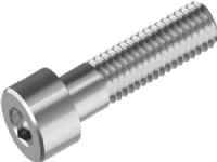 WASI Bolt DIN 912 M10x55mm med delgevind, rustfri stål A2, med cylindrisk hoved, med indvendig sekskant 8,0mm