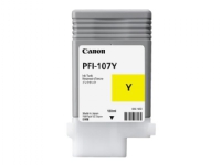 Canon PFI-107 Y - 130 ml - gul - original - blekkbeholder - for imagePROGRAF iPF670, iPF680, iPF685, iPF770, iPF780, iPF785