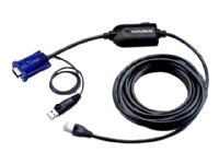 ATEN KA7970 USB KVM Adapter Cable (CPU Module) - Tastatur / video / musekabel (KVM) - RJ-45 (hann) til USB, HD-15 (VGA) (hann)