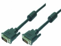LogiLink 5m DVI-D, 5 m, DVI-D, DVI-D, Svart, Hankjønn/hankjønn