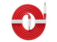 OnePlus Warp Charge - USB-kabel - USB-C (hann) til USB-C (hann) - 1 m - rød