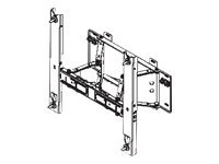 Samsung WMN4270SD - Monteringssett (støttevinkel, 2 braketter) - for LCD-skjerm - skjermstørrelse: 40-55 - monteringsgrensesnitt: 400 x 400 mm - veggmonterbar - for Samsung DE46, DE55, ED46, ED55, LE46, LE55, MD46, MD55, ME46, ME55, PE46, PE55, UE4