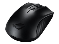 ASUS ROG Strix Carry - Mus - høyrehendt - optisk - trådløs - 2.4 GHz, Bluetooth 5.0 LE - USB trådløs mottaker - for 15 ROG Strix G15 ROG Zephyrus Duo 15 ROG Zephyrus G14 TUF505 ZenBook 13 14