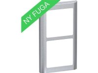 LAURITZ KNUDSEN FUGA SOFT designramme 2 modul lodret, stålmetallic.