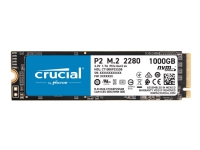 Crucial P2 - Solid State Drive - 1 TB - intern - M.2 2280 - PCI Express 3.0 x4 (NVMe)