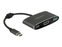 Delock - Ekstern videoadapter - VL101 - USB-C 3.1 - HDMI - grå - løsvekt