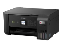 Epson L3260 - Multifunksjonsskriver - farge - ink-jet - påfyllbar - A4/Legal (medie) - opp til 10 spm (trykking) - 100 ark - USB, Wi-Fi - svart