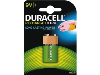 Duracell Ultra batteri 9V - 170mAh, genopladeligt, pakke a 1 stk