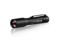 Led Lenser P3, Penn-lommelykt, Svart, Aluminium, Knapper, Rotasjon, IPX4, LED