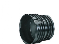 Slutmuffe-prop kombi. DN150 - Wavin X-Stream sort PP