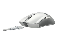 Razer Viper Ultimate - Mus - høyre- og venstrehåndet - optisk - 8 knapper - trådløs, kablet - USB, 2.4 GHz - kvikksølv