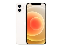 Apple iPhone 12 - 5G smartphone - dobbelt-SIM 128 GB - OLED-display - 6.1 - 2532 x 1170 piksler - 2x bakkameraer 12 MP, 12 MP - front camera 12 MP - hvit