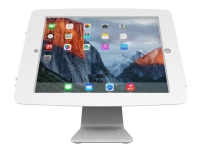 Compulocks Space 360 iPad Enclosure Stand - Innhegning - for nettbrett - låsbar - høyverdig aluminium - hvit - overflatemonterbar - for Apple 12.9-inch iPad Pro (3. generasjon, 4. generasjon, 5. generasjon)