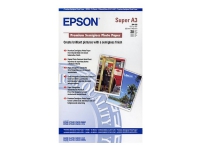Epson Premium Semigloss Photo Paper - Halvblank - A3 plus (329 x 423 mm) 20 ark fotopapir - for SureColor P5000, SC-P700, P7500, P900, T2100, T3100, T3400, T3405, T5100, T5400, T5405