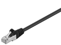 CAT 5e Patchkabel, F/UTP, sort