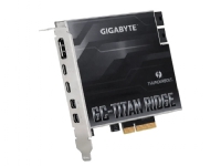 Gigabyte GC-TITAN RIDGE 2.0, PlayStation Network, DisplayPort,Mini DisplayPort,Thunderbolt 3, PCIe 3.0, 40 Gbit/s