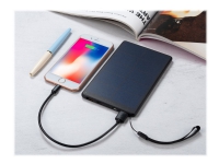 Sandberg Urban Solar Powerbank 10000 - Solenergibank - 10000 mAh - 37 Wh - 18 watt - 3 A - QC 3.0 (2 x USB, USB-C) - på kabel: Micro-USB, USB-C