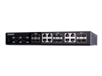 QNAP QSW-M1208-8C - Switch - Styrt - 4 x 10 Gigabit SFP+ + 8 x combo 10 Gigabit SFP+/RJ-45 - stasjonær, rackmonterbar
