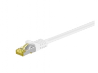 MicroConnect - Nettverkskabel - RJ-45 (hann) til RJ-45 (hann) - 3 m - SFTP, PiMF - CAT 7 - halogenfri, uten hindringer - hvit