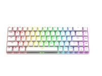 Havit GAMENOTE KB860L - Tastatur - bakgrunnsbelyst - Bluetooth, USB-C - tastsvitsj: brun svitsj - hvit