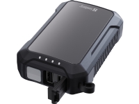 Sandberg Active Hand Warmer Powerbank, Sort, Mobiltelefon/smarttelefon, ABS, Aluminium, Silikon, Rektangel, Vannbestandig, Batterinivå