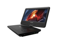 Denver MT-1087T2H, Bærbar DVD-spiller, Tabletop, Svart, CD-video, DVD-Video, SVCD, VCD, CD,CD-R,CD-RW,DVD,DVD+R,DVD+RW,DVD-R,DVD-RW, DVB-T2