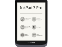 Pocketbook InkPad 3 Pro, 19,8 cm (7.8), E Ink Carta, 1404 x 1872 piksler, CBR,CBZ,CHM,DOC,DOCX,DjVu,EPUB DRM,FB2,FB2.ZIP,HTM,HTML,MOBI,PDF,PRC,RTF,TXT, MP3, BMP, JPEG, PNG, TIF