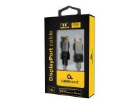 Cablexpert Premium series - DisplayPort-kabel - DisplayPort (hann) til DisplayPort (hann) - DisplayPort 1.4 - 1.8 m - 8 K 60 Hz (7680 x 4320) støtte