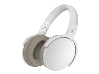 Sennheiser HD 350BT - Hodetelefoner med mikrofon - full størrelse - Bluetooth - trådløs - hvit