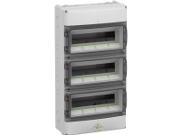 SPELSBERG Gruppetavle AK 42, 3x14 moduler HxBxD: 600x315x155 mm IP 65 Polycarbonat, lysegrå RAL 7035