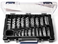 THÜRMER TOOLS Metalbor HSS slebne 100 stk Borsæt 1,0-10,0mm med 0,5mm spring levers i sortimentskasse