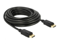 Delock - Skjermkabel - DisplayPort (hann) til DisplayPort (hann) - DisplayPort 1.2 - 7 m - svart