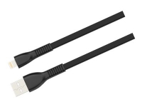 Havit HV-H610 - Lightning-kabel - USB hann til Lightning hann - 1.8 m - svart - flat - for Apple iPad/iPhone/iPod (Lightning)