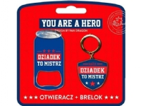 PAN DRAGON key ring My Hero-Dziadek key ring + opener set