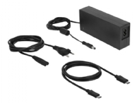 Delock USB Type-C Docking Station for 4 x SATA HDD / SSD - HDD-dokkestasjon - brønner: 4 - 2,5 / 3,5 delt - SATA 6Gb/s - USB-C - svart