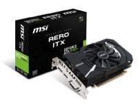 MSI NVIDIA® GeForce® GTX 1050 TI AERO ITX 4G OCV1 - Grafikkort - GF GTX 1050 Ti - 4 GB GDDR5 - PCIe 3.0 x16 - DVI, HDMI, DisplayPort