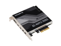 Gigabyte GC-MAPLE RIDGE, PlayStation Network, DisplayPort,Mini DisplayPort,Thunderbolt 4,USB 3.2 Gen 2 (3.1 Gen 2), Sort, Grå, 40 Gbit/s