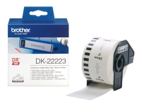 Brother DK-22223 - Papir - svart på hvitt - Rull (5 cm x 30,5 m) 1 rull(er) sammenhengende etiketter - for Brother QL-1050, 1060, 500, 550, 560, 570, 580, 600, 650, 700, 710, 820
