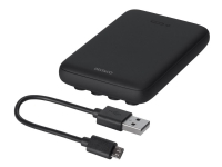 DELTACO PB-Q1000 - Trådløs nødlader - Li-pol - 5000 mAh - 18.5 Wh - 10 watt - 2 A (USB) - svart