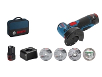 Bosch GWS 12V-76 Professional - Vinkelsliper - trådløs - 76 mm - 2 batterier - 10.8 - 12 V