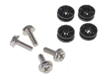 Lamptron HDD Rubber Mounts - Monteringsskrue for harddisk - svart
