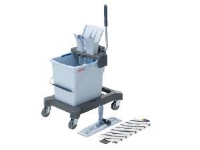Vogn rengøring Ultra Speed Pro Starter kit 25 l spand/presse/fremfør/mop u/skaft,1 stk