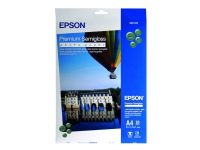 Epson Premium Semigloss Photo Paper - Halvblank - A4 (210 x 297 mm) 20 ark fotopapir - for EcoTank ET-2750, 2751, 2756, 2850, 2851, 2856, 4750, 4850 Expression Home HD XP-15000