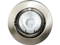 DAXTOR High Line 8400 downlight 25W, Ø84 mm, børstet stål, for GU10 Lyskilde, , kipbar