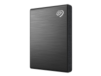 Seagate One Touch SSD STKG1000400 - Solid State Drive - 1 TB - ekstern (bærbar) - USB 3.0 (USB-C kontakt) - svart - med Seagate Rescue Data Recovery