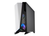 CORSAIR Carbide Series SPEC-OMEGA - Tower - ATX - sidepanel med vindu (herdet glass) - ingen strømforsyning (ATX) - hvit - USB/lyd