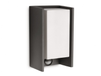 Philips EcoMoods 163529316, Vegglys, Antrasitt, Aluminium, IP44, Hage, Terrasse, II