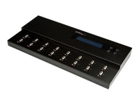 StarTech.com Standalone USB Duplicator - USB Duplicator and Eraser - USB 3.0, 2.0, 1.1 - 1:15 USB Flashdrive - USB Thumb Drive (USBDUPE115) - USB-stasjonsduplikator - 15 brønner - TAA-samsvar